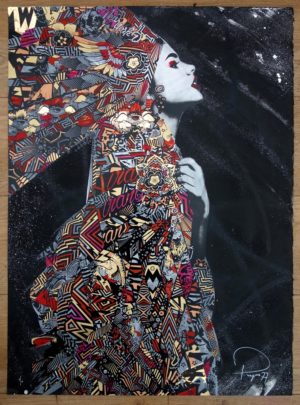 z PREFAB 77 SUNDAY GIRL BLACK GOLD LEAF EDITION OF 10